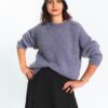 Liliowy sweter marki BY O LA LA…!
